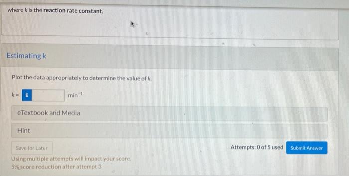 Solved A chemical reaction A-B is carried out in a closed | Chegg.com