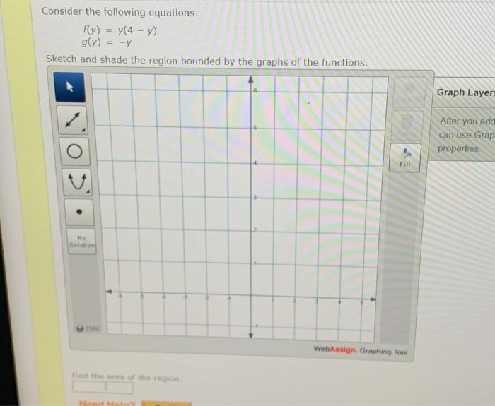 Solved Consider the following equations. f(y) = y(4 - Y) | Chegg.com