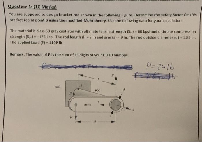 Solved Question 1: (10 Marks) You are supposed to design | Chegg.com