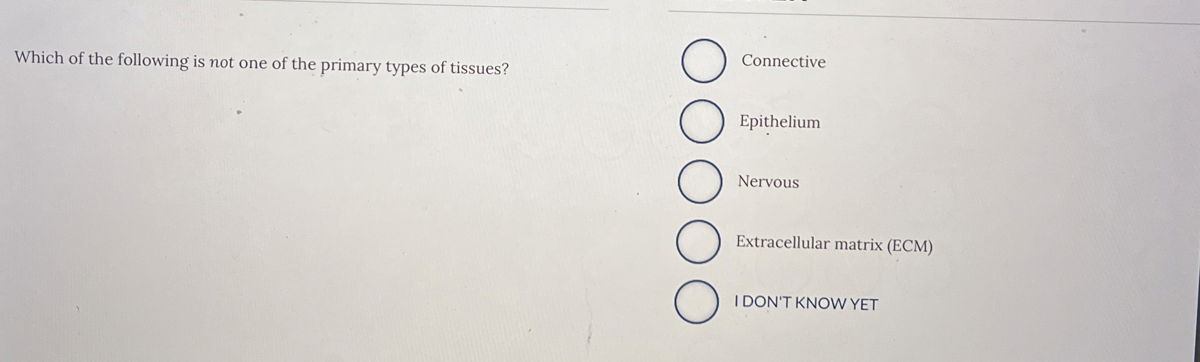 Solved Which of the following is not one of the primary | Chegg.com