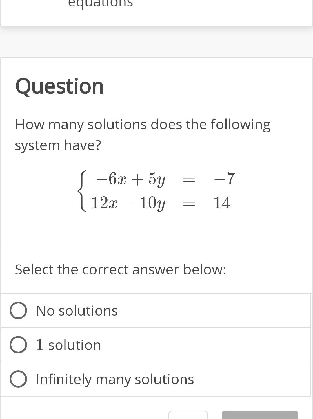 Solved How Many Solutions Does The Following System Have