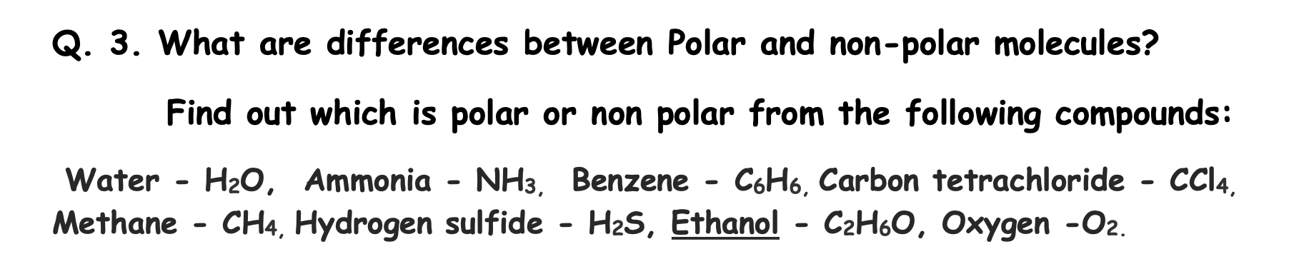 Solved Q. 3. ﻿What are differences between Polar and | Chegg.com