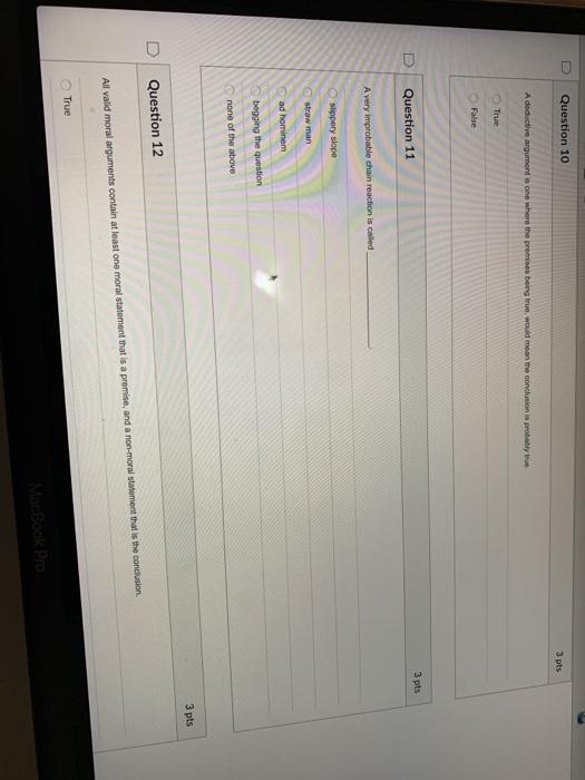 Solved Question 5 4 pts is the following claim making a | Chegg.com