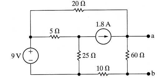 Solved a) ﻿Determine the Thevenin’s equivalent circuit with | Chegg.com