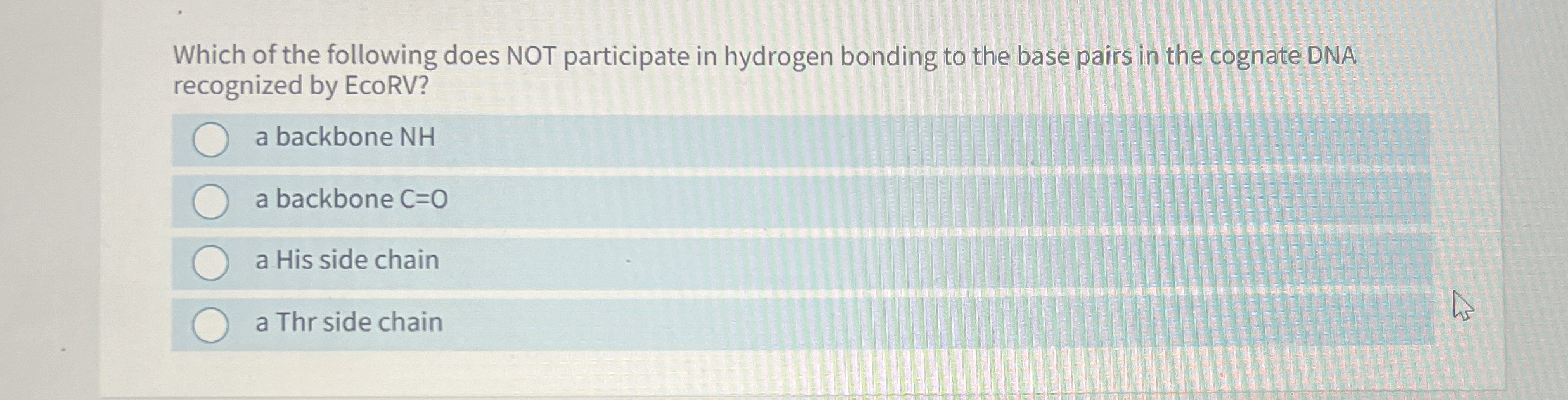Solved Which of the following does NOT participate in | Chegg.com