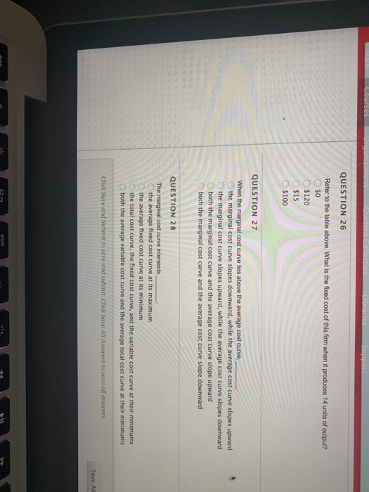 Solved Refer to the table below. What is the total cost of | Chegg.com