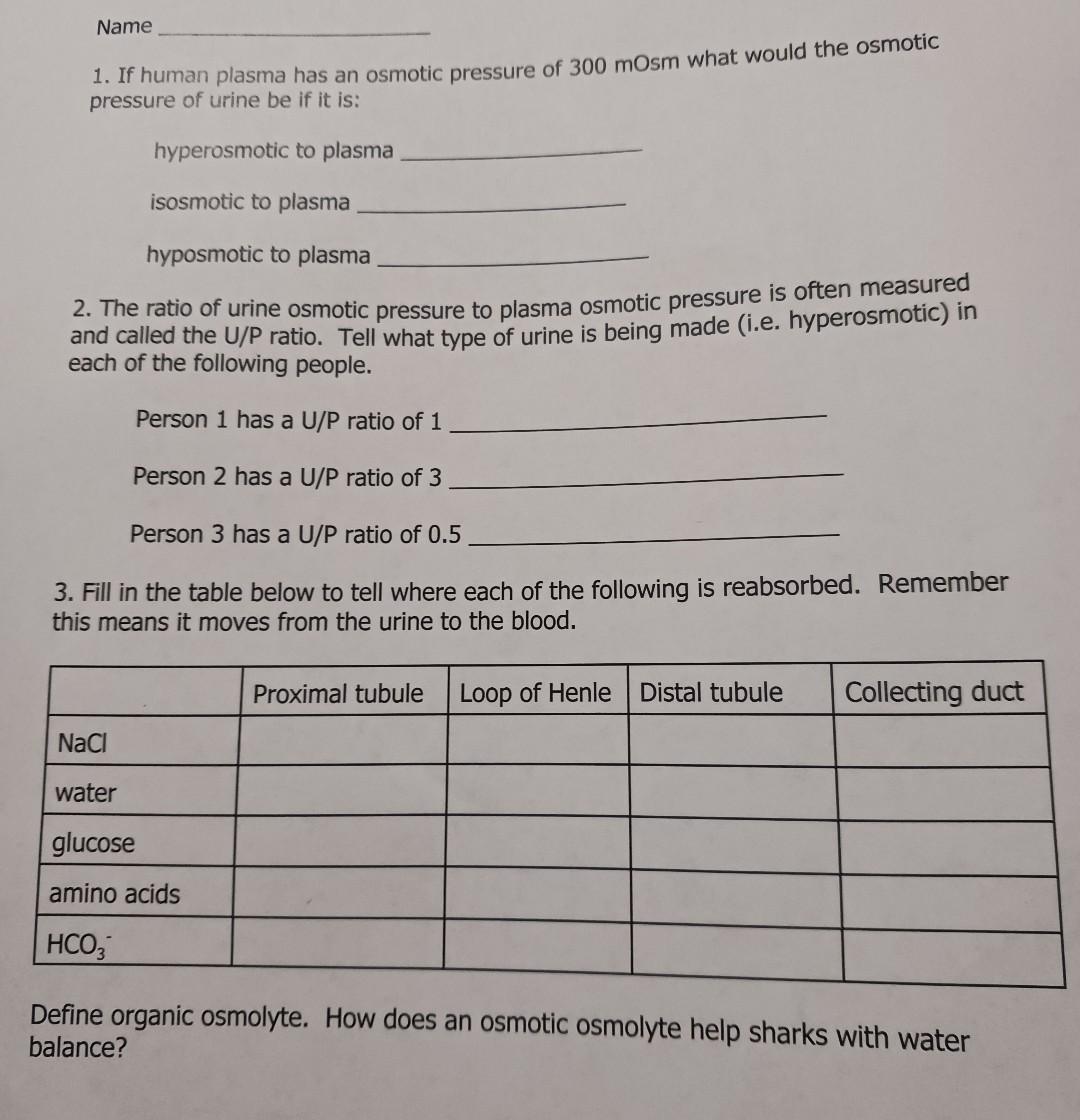 Solved hello, I need help With this comparative animal