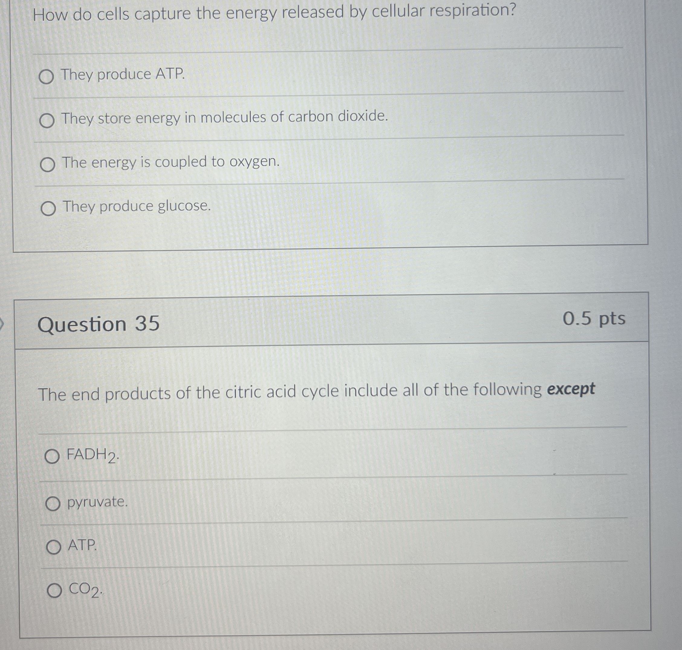 Solved How do cells capture the energy released by cellular 