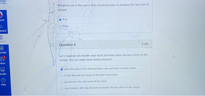 Solved D Question 5 2 pts Which of the following is an | Chegg.com