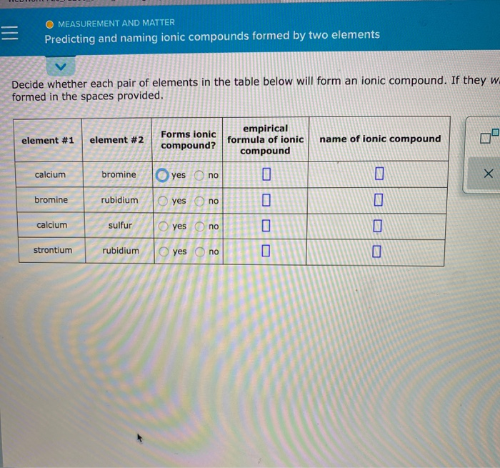 Do Calcium And Rubidium Form An Ionic Compound 3972