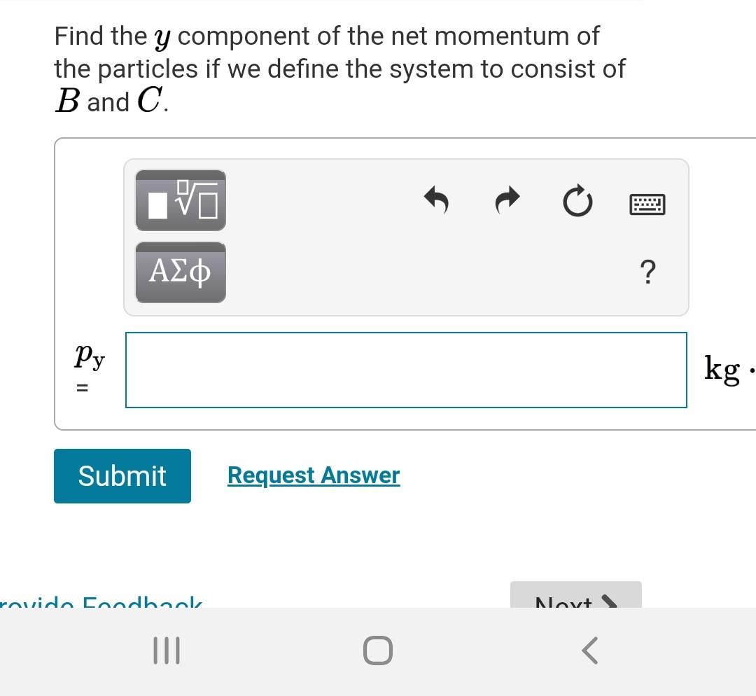 Solved Three Objects A, B, And C Are Moving As Shown In The | Chegg.com