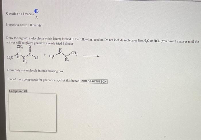 Solved Draw the organic molecule(s) which is(are) formed in | Chegg.com