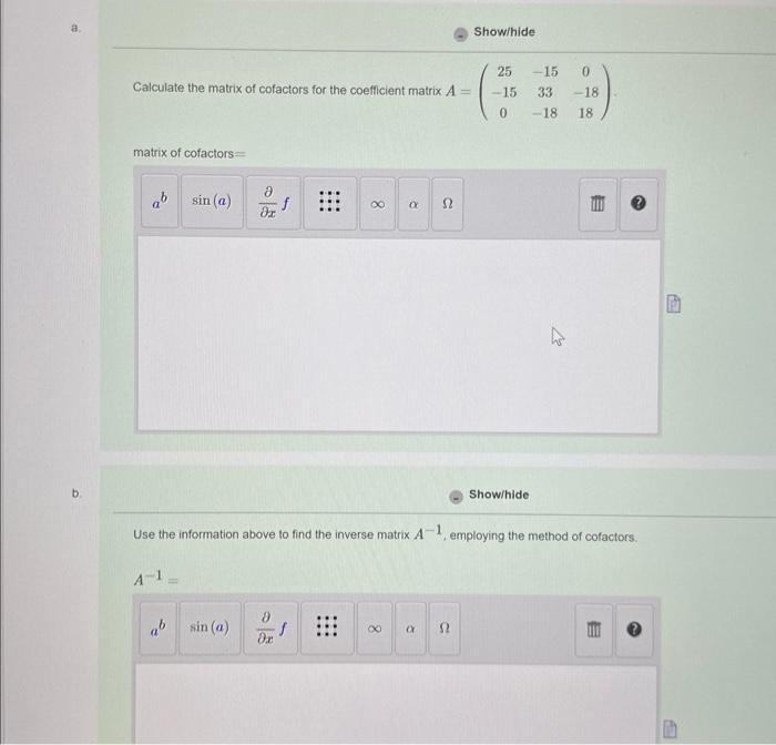 Solved Format: - Remember, Mobius does not check your | Chegg.com