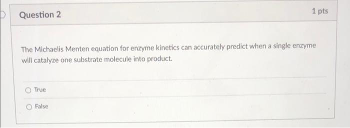 Solved The Michaelis Menten equation for enzyme kinetics can | Chegg.com