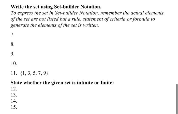 express the set 0 1 2 3 in set builder notation