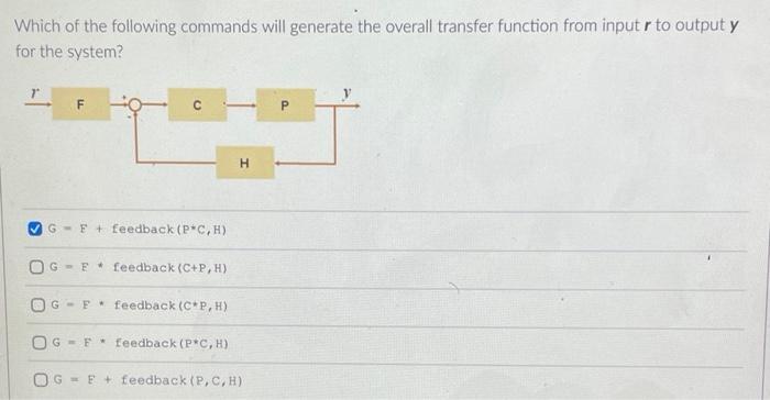 Solved Which of the following commands will generate the | Chegg.com