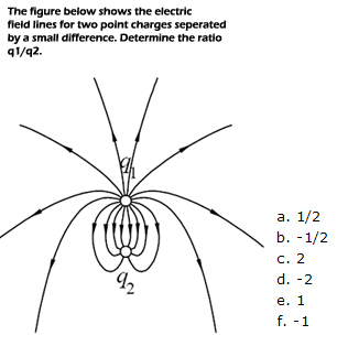 Solved The figure below shows the electric field lines for | Chegg.com