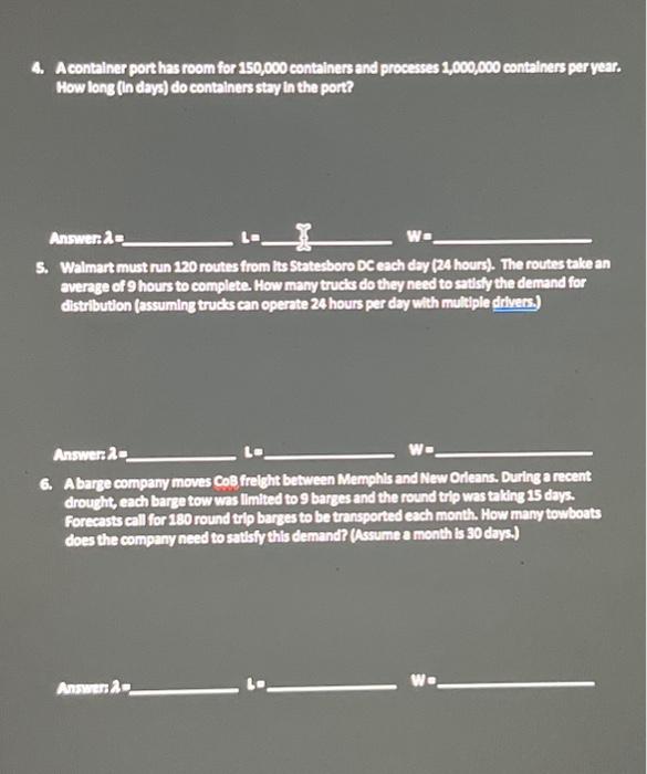 Solved Complete the following problems. For each problem | Chegg.com