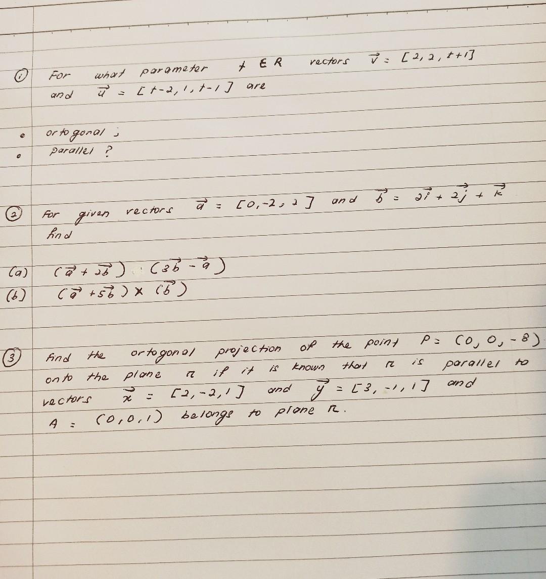 Solved Rectors Er N 2 2 1 What Parameter 2 T 1 Chegg Com