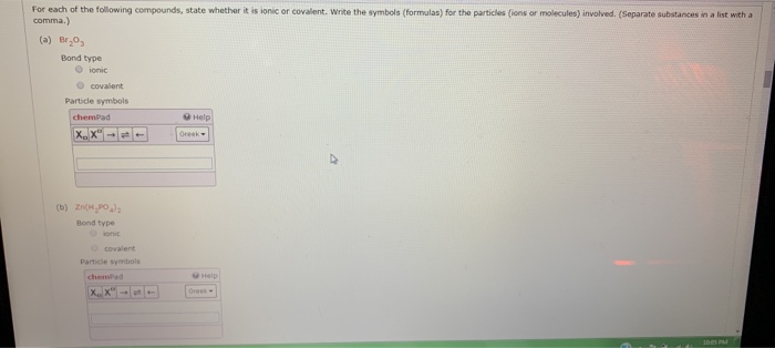 Solved For each of the following compounds, state whether it | Chegg.com