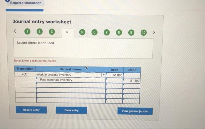 Solved d Use the following information to answer questions. | Chegg.com