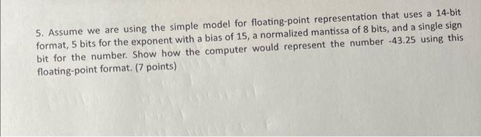 5. Assume we are using the simple model for | Chegg.com