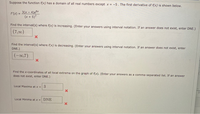 Solved Suppose the function f(x) has a domain of all real | Chegg.com