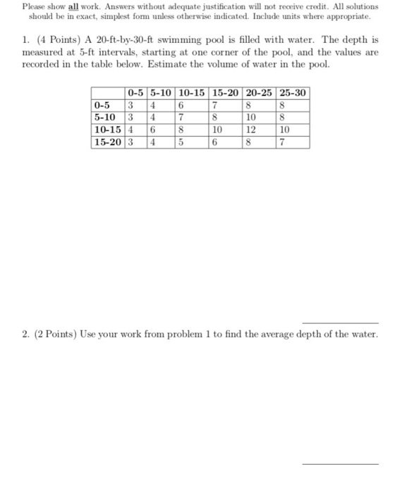 Solved Please Show All Work Answers Without Adequate Jus Chegg Com