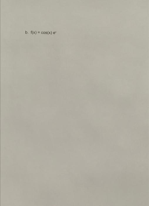 Solved Find the first and second derivatives of the | Chegg.com