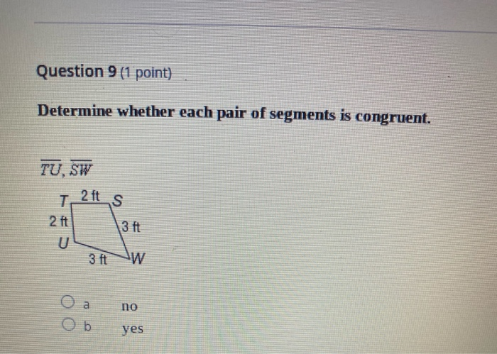 Solved Question 7 (1 Point) Find The Distance Between Each | Chegg.com