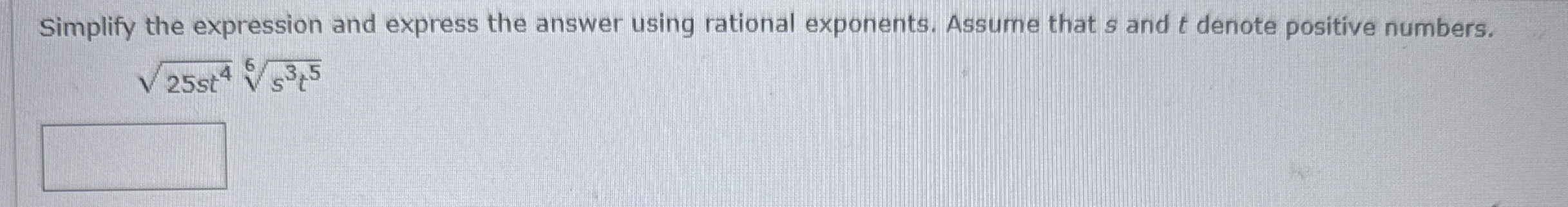 Simplify the expression and express the answer using | Chegg.com