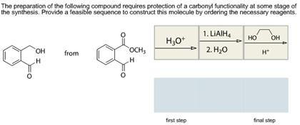 Solved The preparation of the following compound requires | Chegg.com