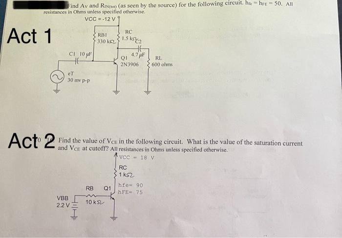 Solved Act Act 2 | Chegg.com