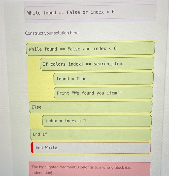 Solved 13. Review Place the lines of code in the right order | Chegg.com