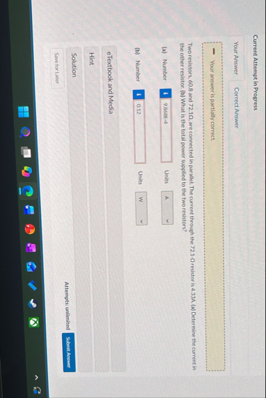 Solved Current Attempt in Progress\geoquad Correct | Chegg.com