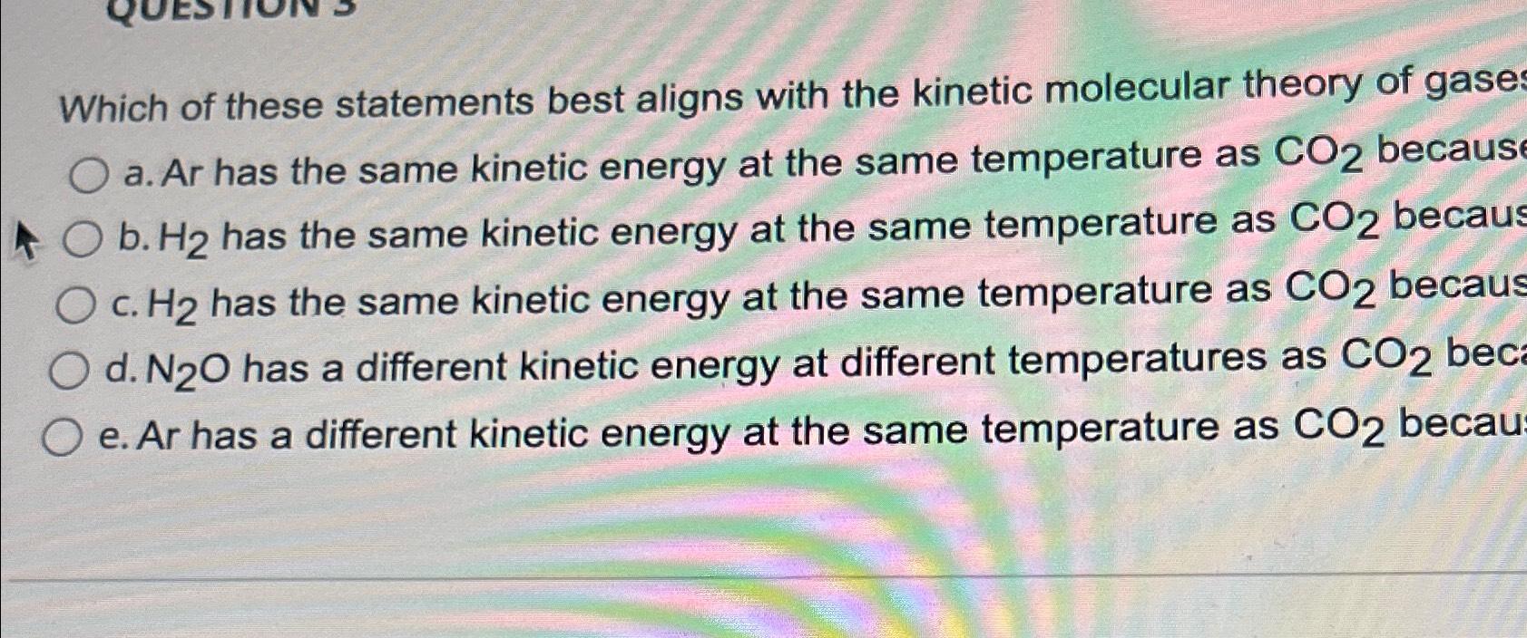 Which of these statements best aligns with the | Chegg.com