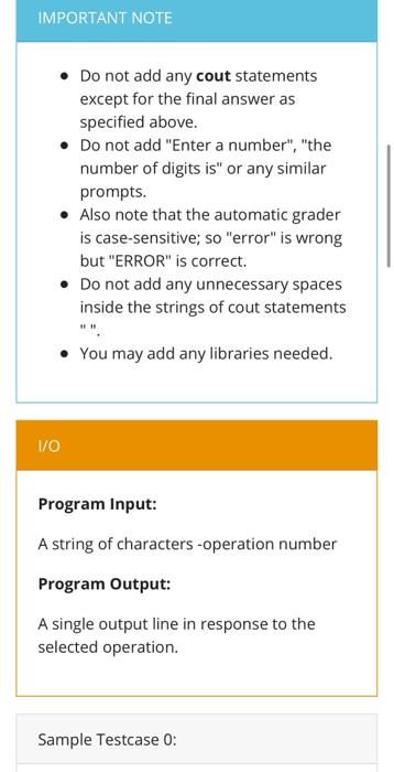 Solved You are asked to write a program in which the user | Chegg.com