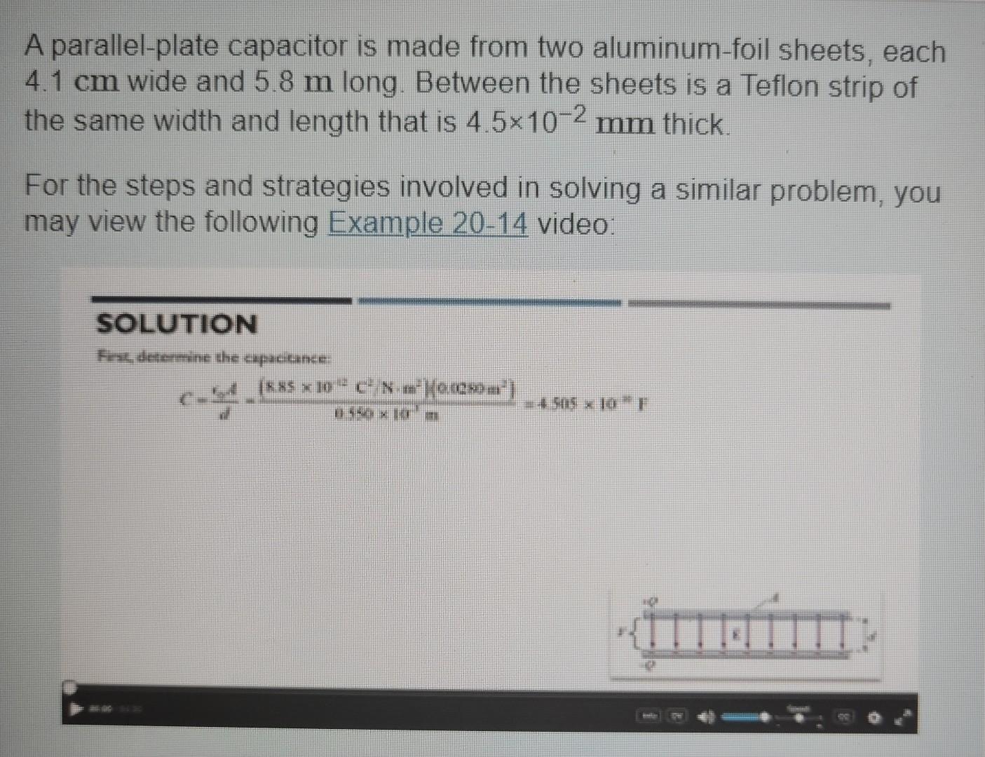 solved-a-parallel-plate-capacitor-is-made-from-two-chegg