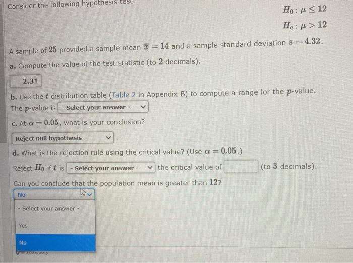 solved-consider-the-following-hypothesis-test-ho