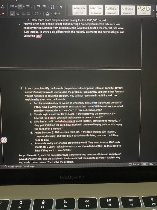 Solved Use this information for problems 1 and 2. You are | Chegg.com