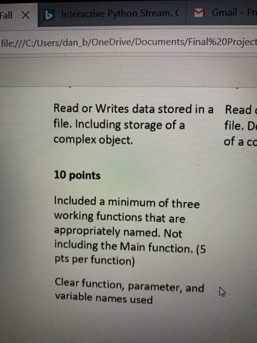 Solved I am trying to write a basic program in Python. | Chegg.com