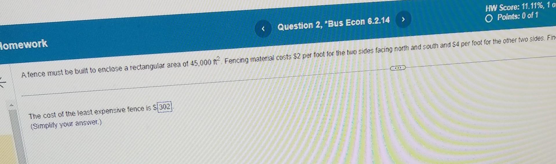 Solved A. fence must be built to enclose a rectangular area