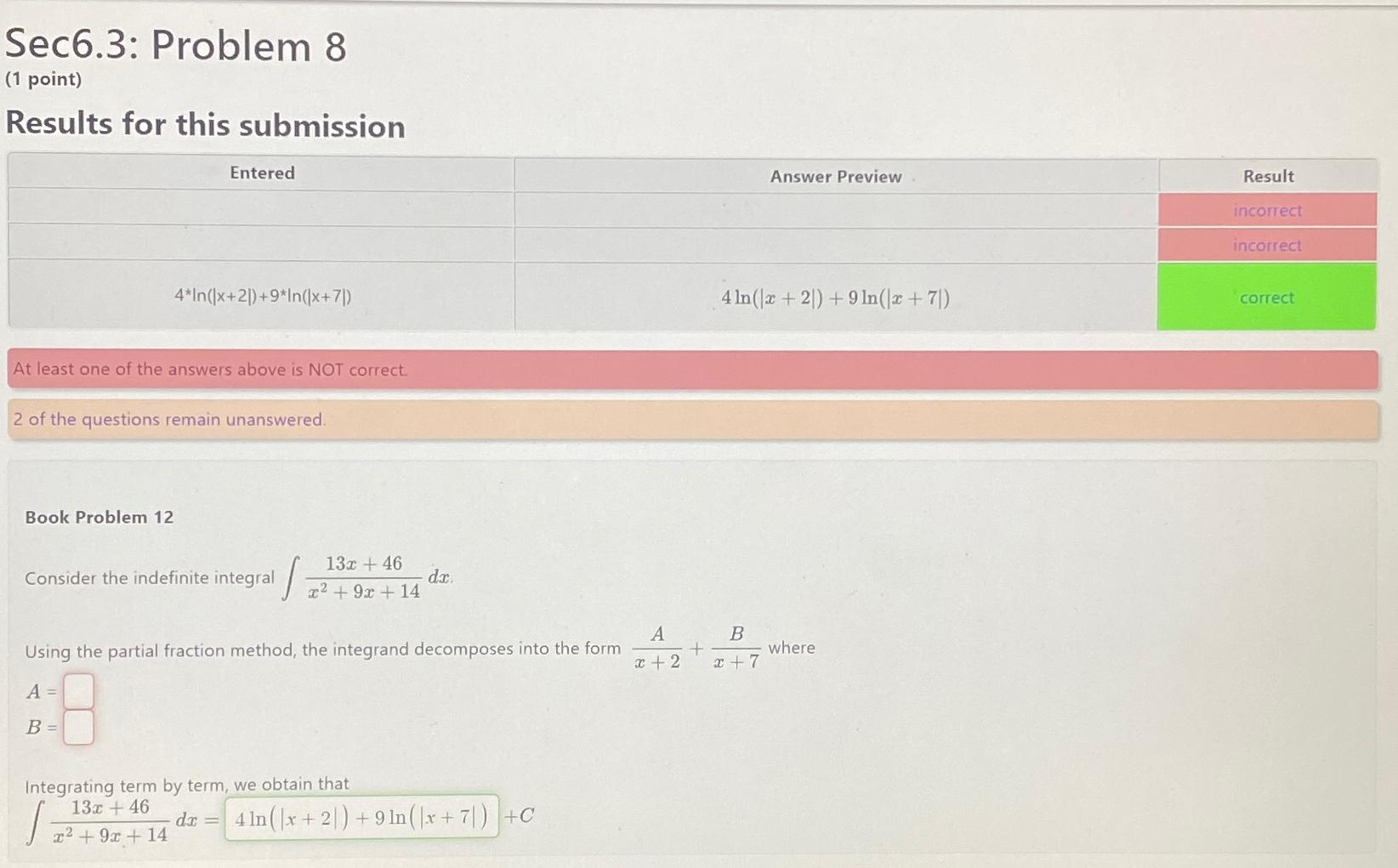 Solved Please help with the rest, I will upvote if all | Chegg.com