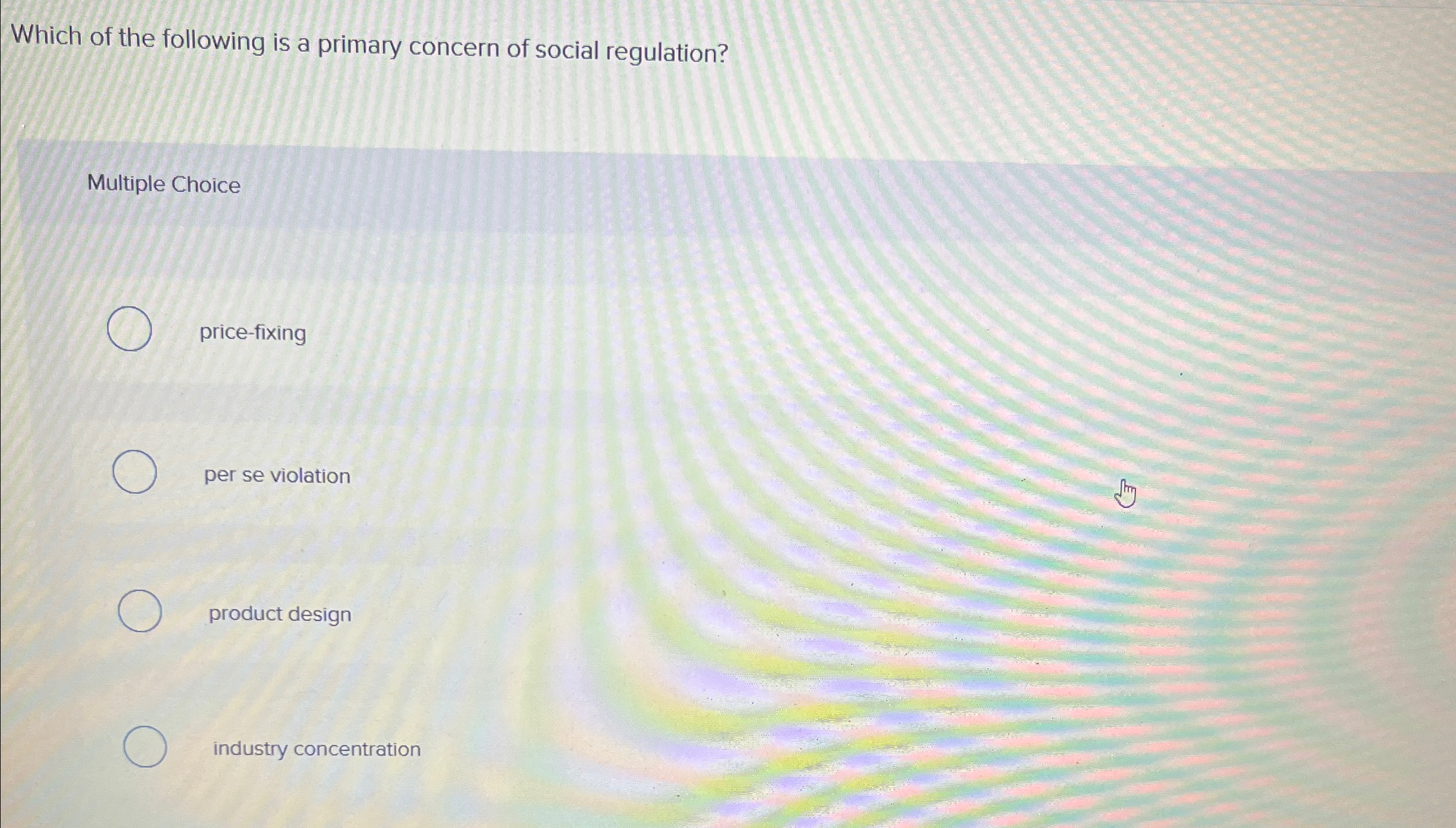 Solved Which of the following is a primary concern of social | Chegg.com