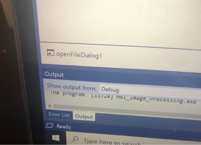 Solved Im trying to load image by openfilediaglog in | Chegg.com