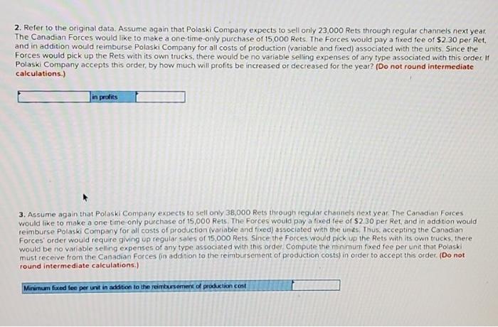 Solved 2. Refer to the original data. Assume again that | Chegg.com