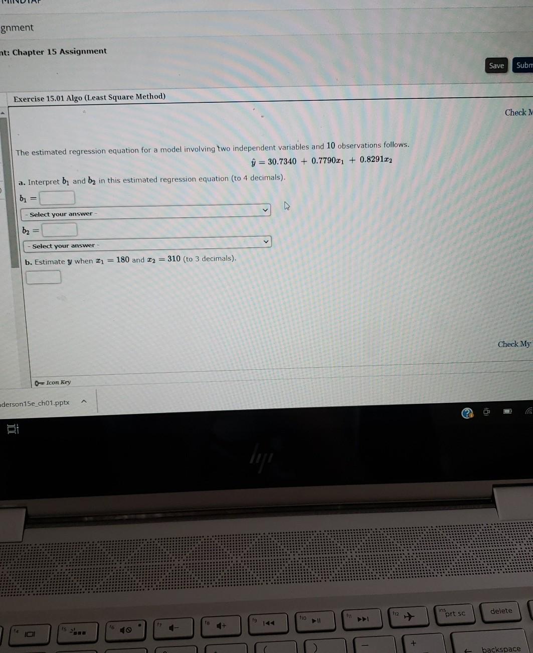 Solved gnment nt: Chapter 15 Assignment Save Sub Exercise | Chegg.com
