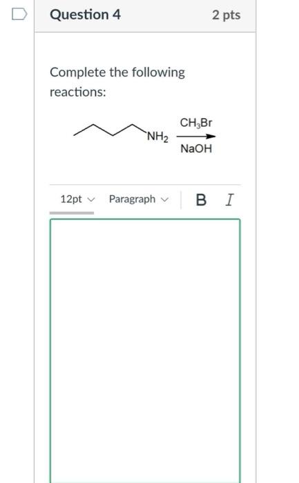 Solved Complete the following reactions: Complete the | Chegg.com