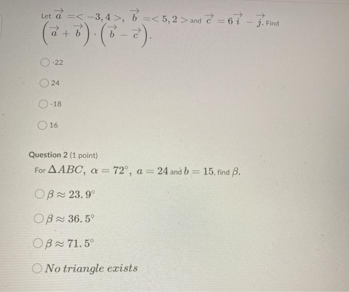 Solved Let A 3 4 B 5 2 And 6 And E 67 7 Chegg Com