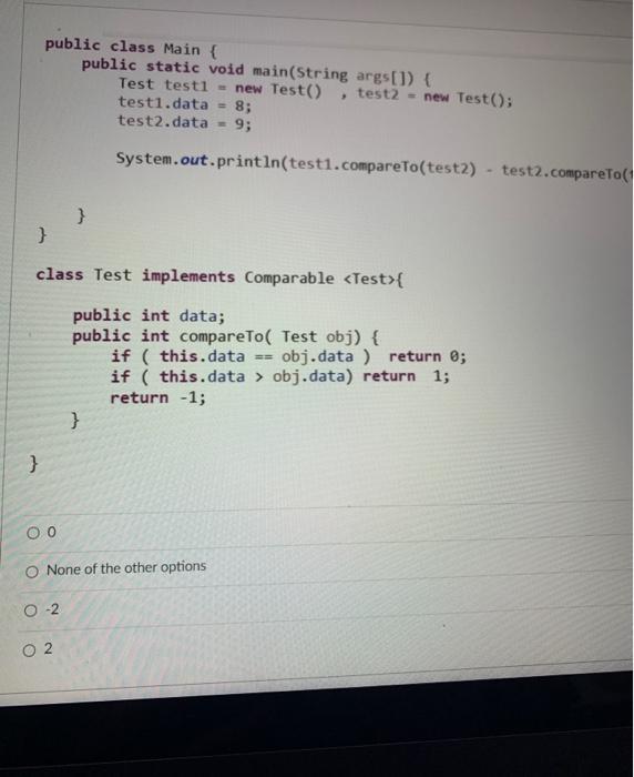 Solved None of the other options 2 | Chegg.com